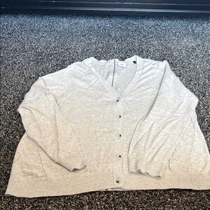 CAbi Light Gray Women's Cardigan